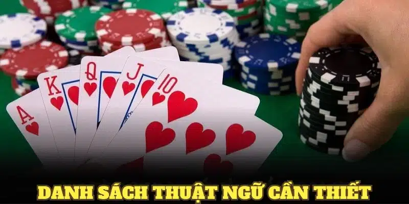 Danh sách thuật ngữ cần thiết cho người chơi Cào tố